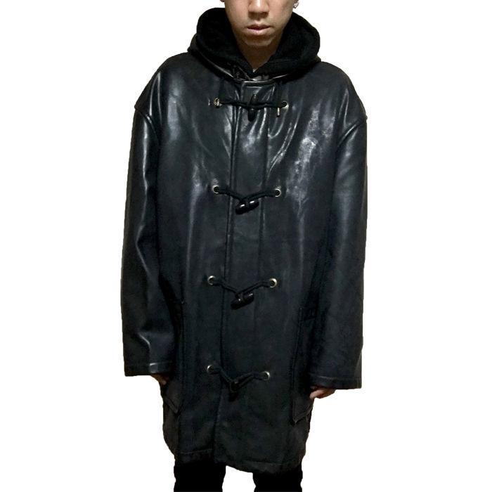 GLOVERALL グローバーオール 90's レア PVC ダッフルコート USED】GLOVERALL PVC RUBBER DUFFLE COAT | KONBINI