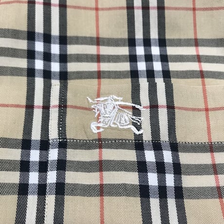 【USED】90'S BURBERRYS NOVA CHECK B.D SHIRT