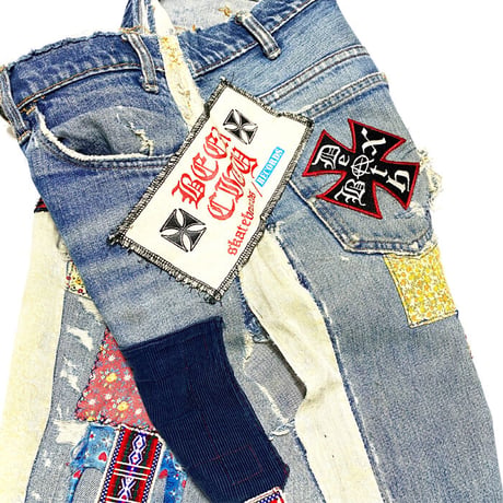 【USED】70'S LEVIS BIG "E" PATCHWORK JEANS