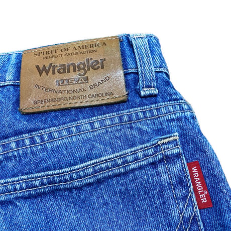 【USED】WRANGLER CUT-OFF JEANS