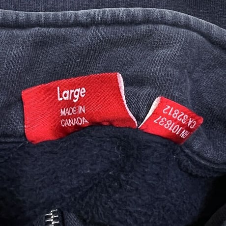 【USED】SUPREME 2015AW SUP HALF ZIP PULLOVER SWEATSHIRT