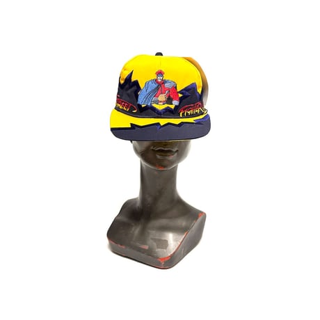 【DEAD STOCK】1996 VEGA × Street Fighter II “M. Bison”① Snapback Cap Made for Italy