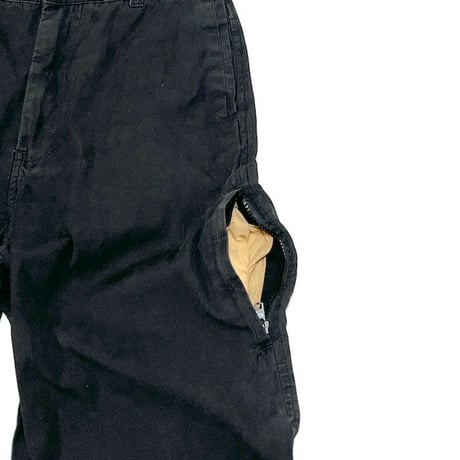 【USED】90'S-00'S STUSSY GIMMICK PANTS BLACK
