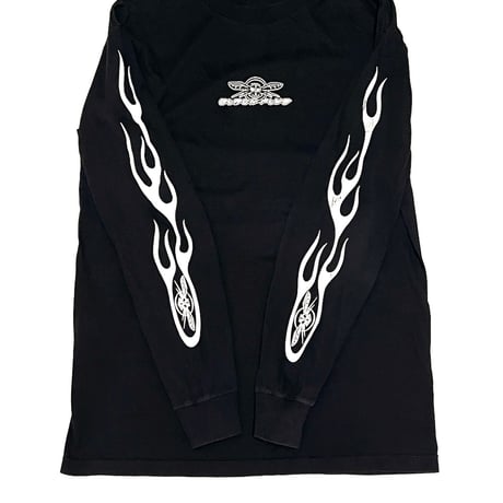 【USED】90's-00's BLACK FLYS L/S T-SHIRT BLACK