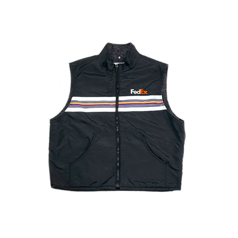 USED】90'S FEDEX VEST DESIGNED BY STAN HERMAN |