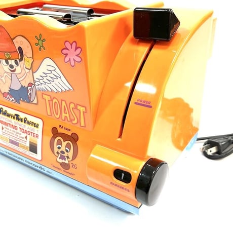 【USED】90'S PARAPPA THE RAPPER OFFICIAL SPACE AGE 1 PRINTING TOASTER