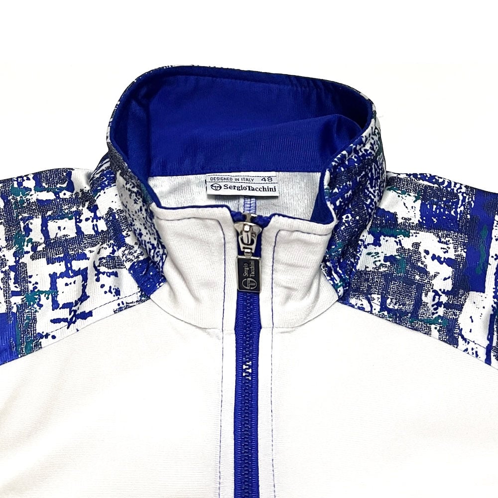 SERGIO TACCHINI　トラックジャケット　ネイビー　Y2K L Gessato Suiting Track Jacket- Maritime Blue – Sergio Tacchini