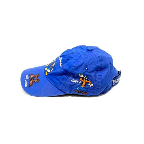 【USED】90'S DISNEYLAND MULTI CHARACTER EMBROIDERY CAP