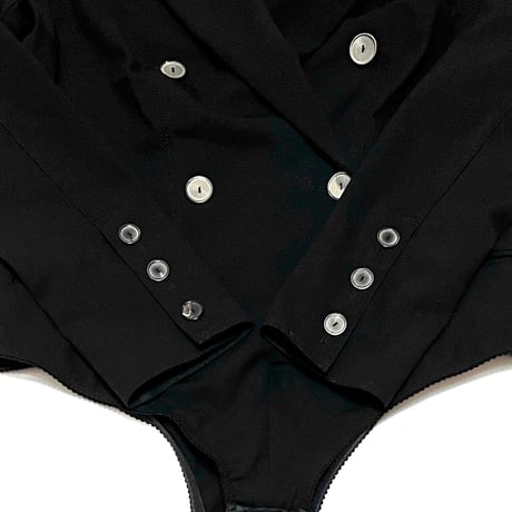 【USED】00's Jean Paul GAULTIER FEMME DOUBLE BREASTED JACKET BODY SUIT