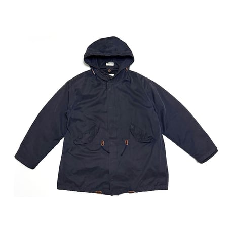 【USED】90's Giorgio Armani Reworked M-51 Style Mid-Length Coat Navy