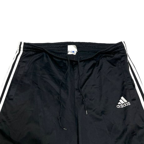 【USED】90'S-00'S ADIDAS PERFORMANCE LOGO TRACK PANTS BLACK