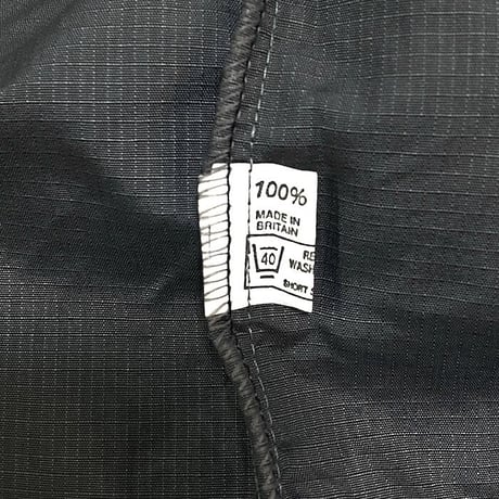 【DEAD STOCK】90'S FLY NYLON RIP STOP SHIRT "DARK GRAY"