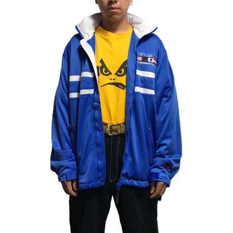 【USED】90'S FUBU HOODED TRACK JACKET