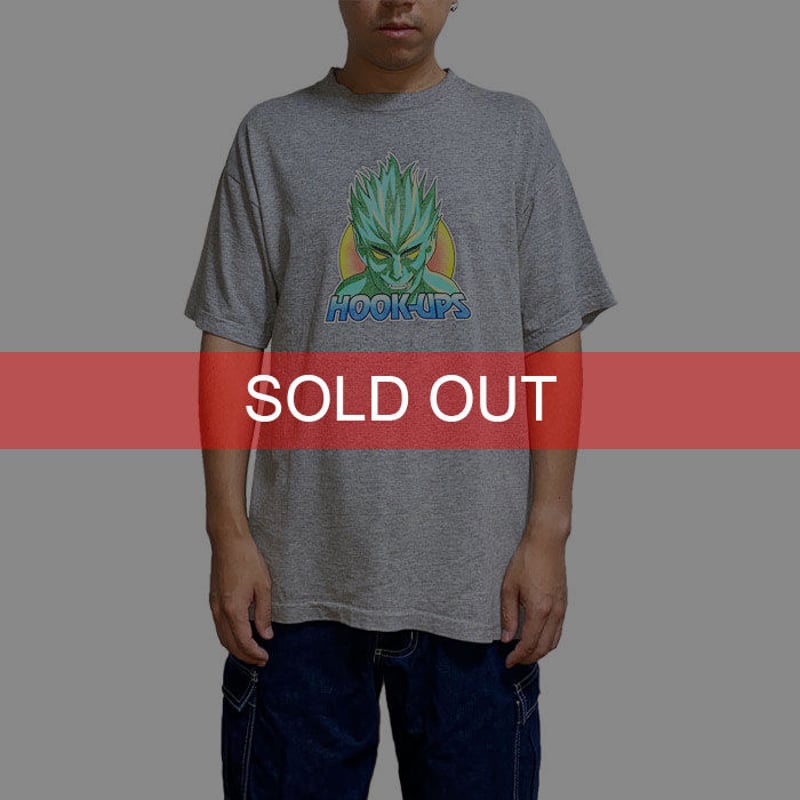 USED】90'S HOOK UPS DEVIL T-SHIRT | KONBINI USED】90'S HOOK UPS DEVIL T-SHIRT | KONBINI