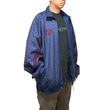 【USED】90'S OLD UMBRO PRO TRAINING FULL PATTERN TRACK JACKET