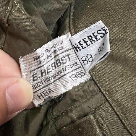 【USED】80's AUSTRIAN ARMY EXTREME COLD WEATHER OVERALLS