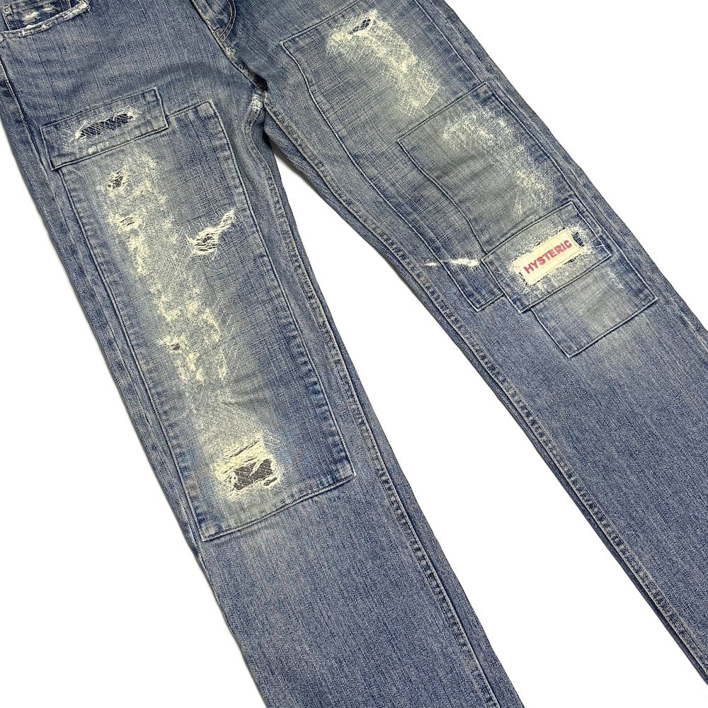 USED】90's HYSTERIC GLAMOUR KINKY JEANS Heritag