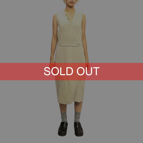 【USED】00'S WOLFORD SLEEVELESS WOOL DRESS