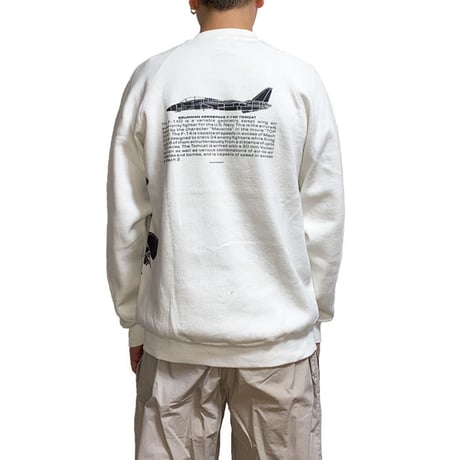 【USED】80'S F-14 TOMCAT SWEATSHIRT