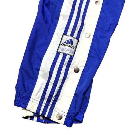 【USED】90'S ADIDAS SNAP BUTTON NYLON TRACK PANTS