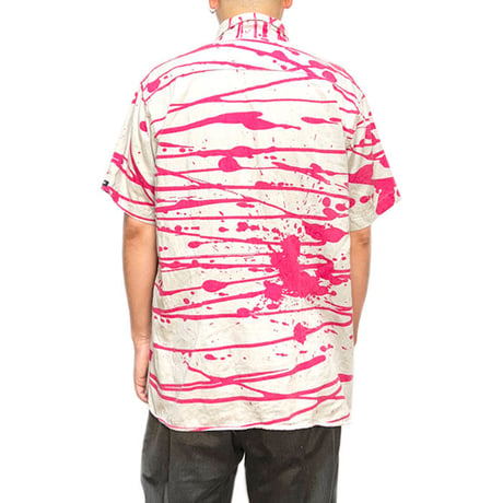 【USED】90'S-00'S FRESHJIVE SPLASH PRINT S/S SHIRT