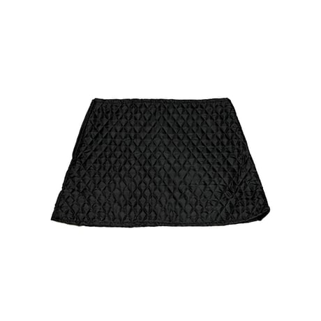 【DEAD STOCK】90's PRINCESSE WALLY QUILTED MINI SKIRT BLACK