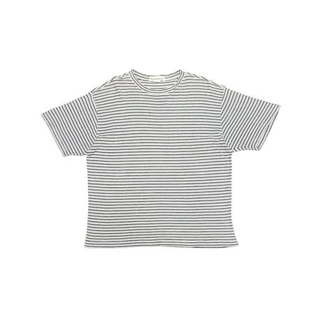 【USED】90's BANANA REPUBLIC Fine Stripe T-Shirt