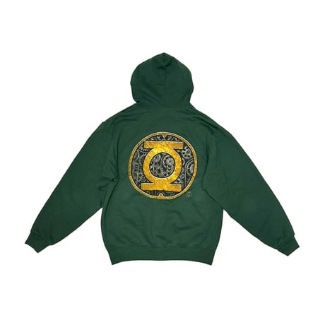 【USED】00's DC COMICS Green Lantern STEAM PUNK LOGO ZIP PARKA