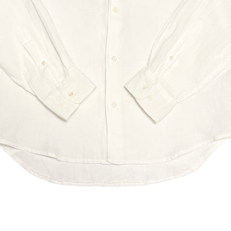 【USED】90's BANANA REPUBLIC Irish Linen Shirt White