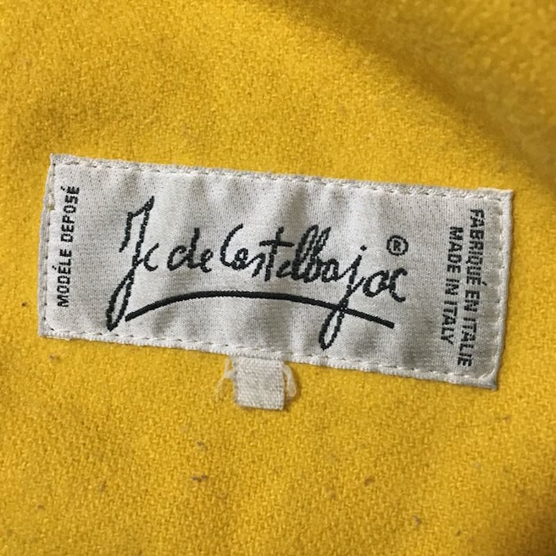 USED】90'S JC DE CASTELBAJAC OVERSIZED WOOL COA USED】90'S JC DE CASTELBAJAC OVERSIZED WOOL COA