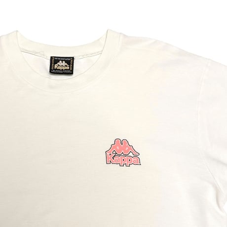 【USED】90's Kappa Sleeve Print Pique Long Sleeve T-shirt