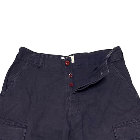 【USED】90's ARMANI JEANS DRY COTTON CARGO SHORTS