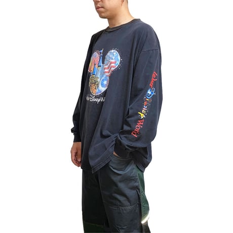【USED】90'S WALT DISNEY WORLD L/S T-SHIRT