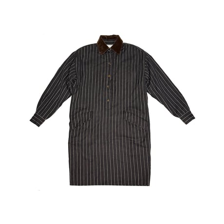 【USED】BLASS DRESS BY BILL BLASS. PIN STRIPE WOOL DRESS