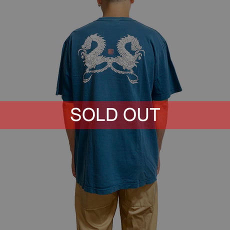 【USED】90'S STUSSY DRAGON T-SHIRT