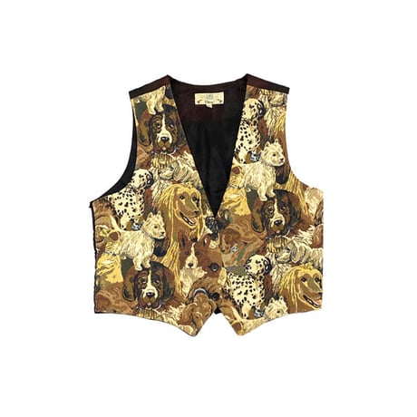 【USED】80'S ORVIS GOBELINS TAPESTRY DOG VEST