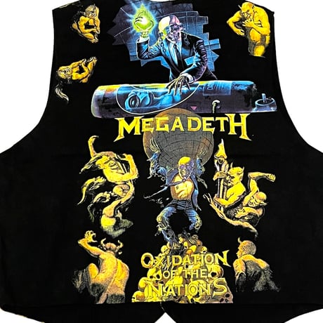 【DEAD STOCK】90's MEGADETH OXIDATION OF THE NATIONS GILET