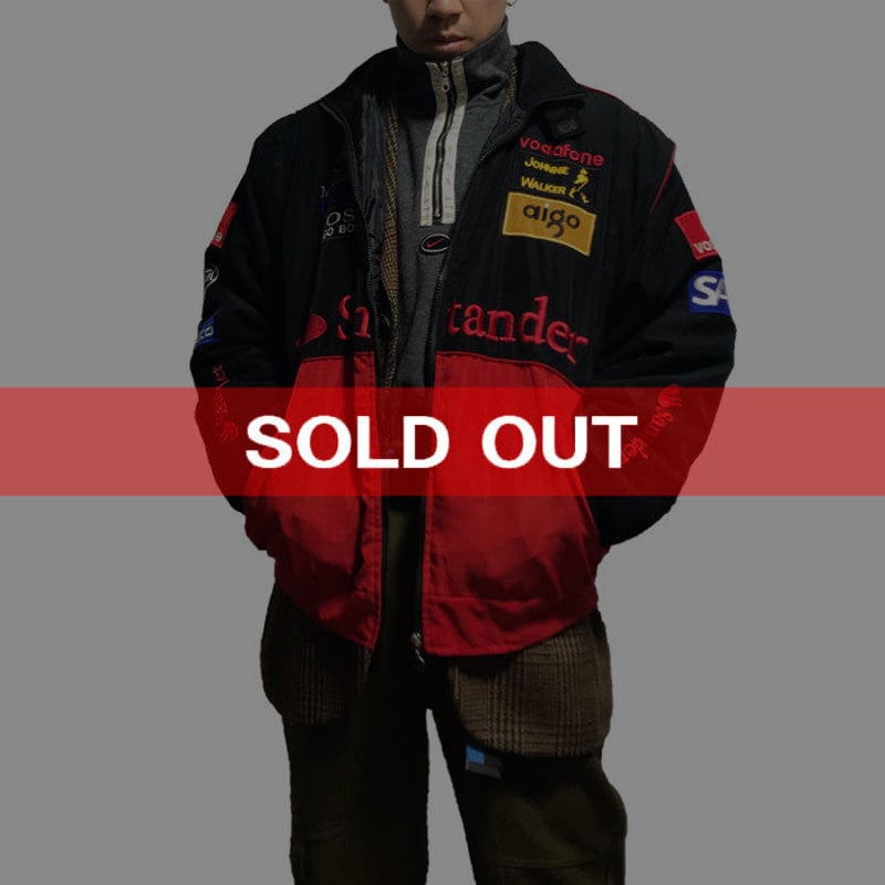 USED】MERCEDES-BENZ WAPPEN RACING JACKET | KONBINI USED】MERCEDES-BENZ WAPPEN RACING JACKET | KONBINI