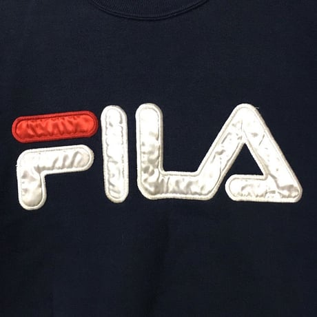 【USED】90'S FILA LOGO SWEATSHIRT
