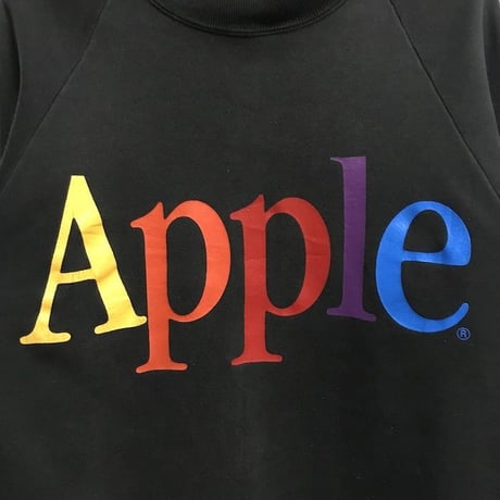 【USED】80'S-90'S APPLE LOGO SWEATSHIRT "FRUIT OF THE LOOM"