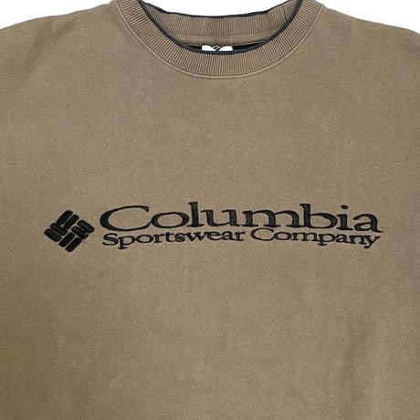 【USED】90'S COLUMBIA EMBROIDERY LOGO SWEATSHIRT
