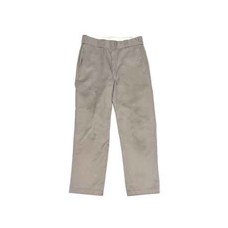 【USED】90's-00's Dickies 874 Work Pants Silver Gray