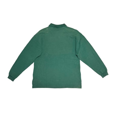 【USED】90's OLD GAP Classic Rugby Pullover Forest Green