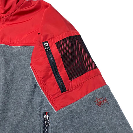 【USED】90'S-00'S STUSSY TECH FLEECE JACKET
