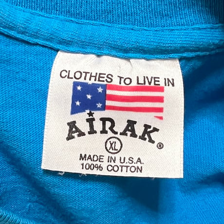 【USED】90's insane Look into my eyes T-SHIRT SKY BLUE②