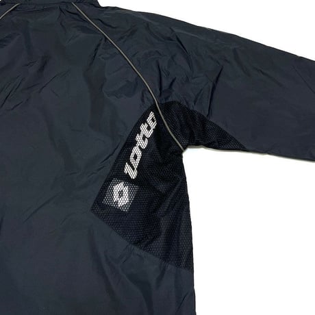 【USED】00'S LOTTO DIAGONAL ZIP NYLON JACKET