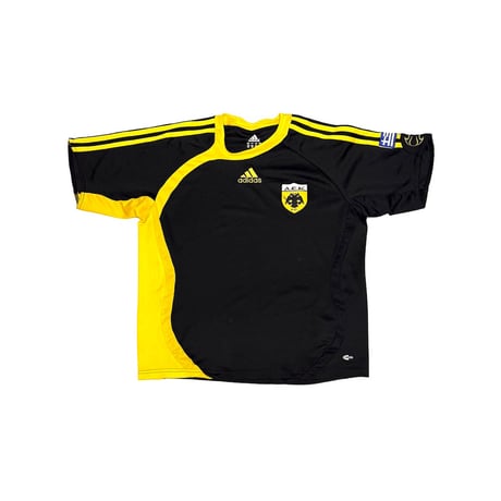 【USED】00's adidas AEK Athens F.C. 2006-2007 SOCCER JERSEY