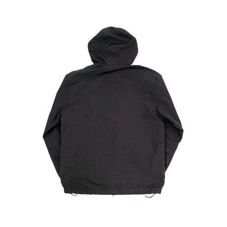 【USED】00'S STUSSY RIPSTOP NYLON HOODED JACKET BLACK