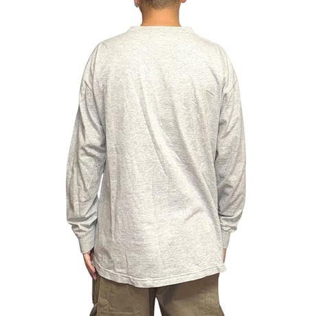 【USED】90's BOOTLEG MEDUSA EMBROIDERY L/S T-SHIRT