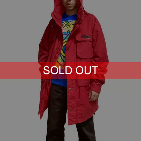 【USED】90'S FIRST DOWN MOUNTAIN JACKET RED